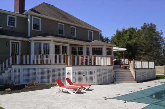 Exterior remodeling and home renovation in Norwood MA by Jordan Custom